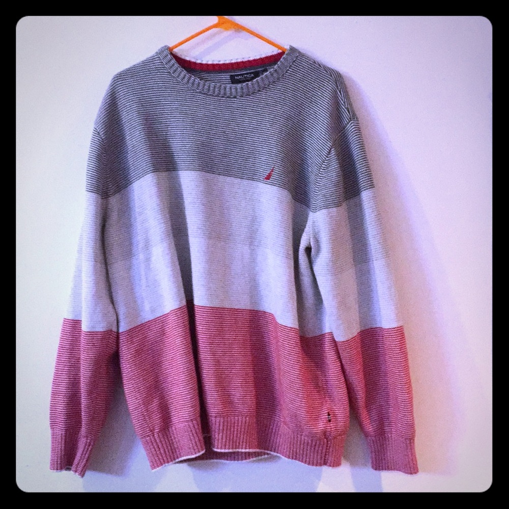 Wavy Nautica Lightweight Crewneck Sweater